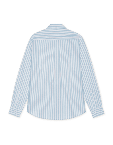 Les Deux Konrad Striped Oxford Shirt in der Farbe ALLURE