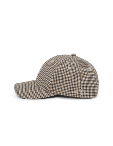 Les Deux LD Check Baseball Cap Dark Sand – Herren Cap
