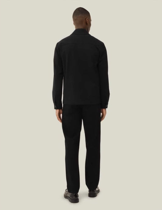 Les Deux Marseille Hybrid Jacket in der Farbe BLACK