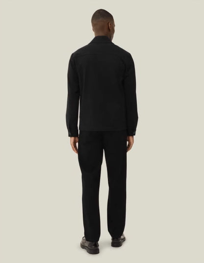 Les Deux Marseille Hybrid Jacket in der Farbe BLACK