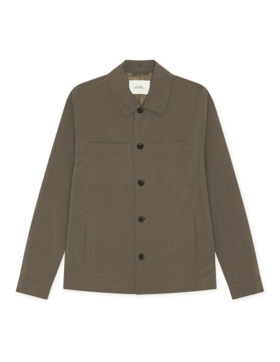 Les Deux Mini Check Jacket Dark Sand – Herren Karojacke