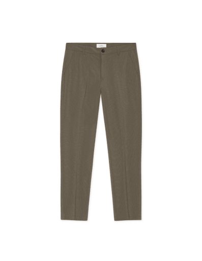 Les Deux Mini Check Reg Suit Pants Dark Sand – Herren Anzughose Karo