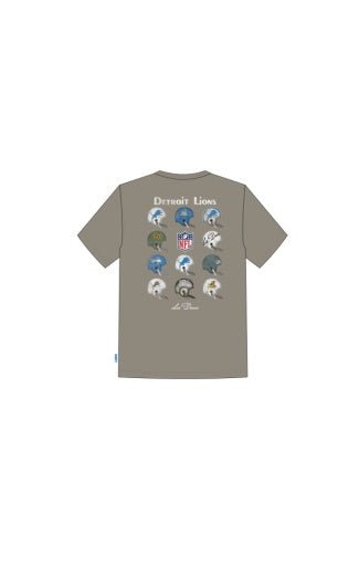 Les Deux NFL Helmet T-Shirt Dark Sand – Herren Shirt aus Bio-Baumwolle