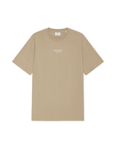 Les Deux NFL Helmet T-Shirt Dark Sand – Herren Shirt aus Bio-Baumwolle