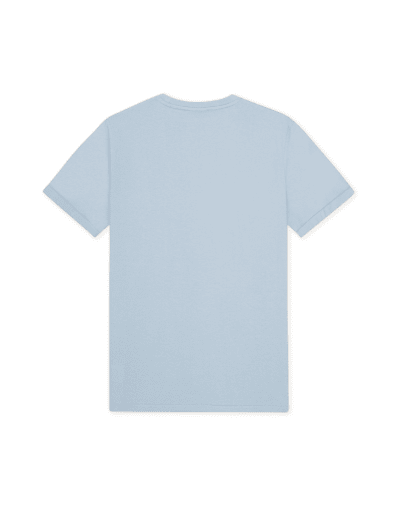 Les Deux Norregaard Contrast T-Shirt in der Farbe BLUE FOG