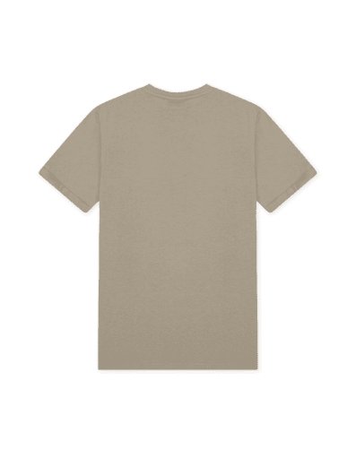 Les Deux Norregaard Contrast T-Shirt in der Farbe LAUREL OAK SAND