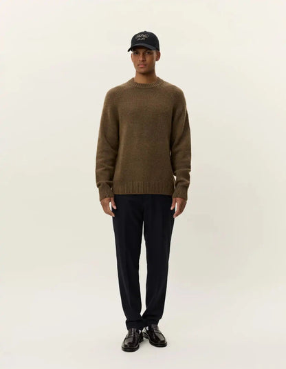 Les Deux Pullover Gilbert in der Farbe Teak Brown
