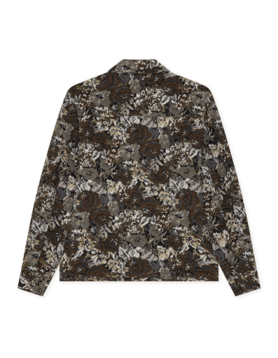 Les Deux Rose Jacquard Overshirt Dark Sand – Herren Jacquard-Overshirt