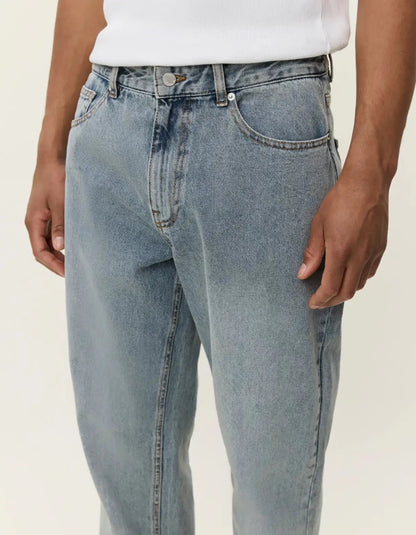 Les Deux Ryder Washed Denim Jeans Light Indigo Wash 458