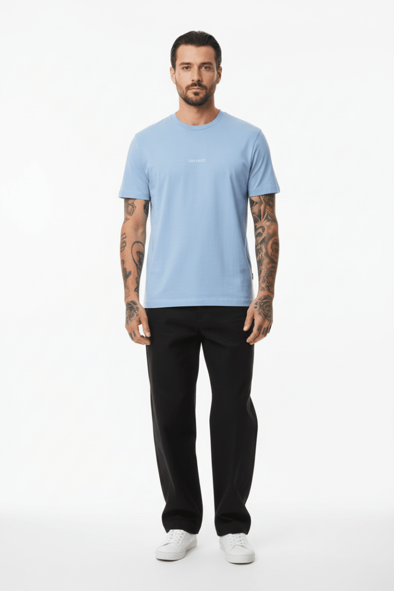 Les Deux T-Shirt Andrew in der Farbe Allure