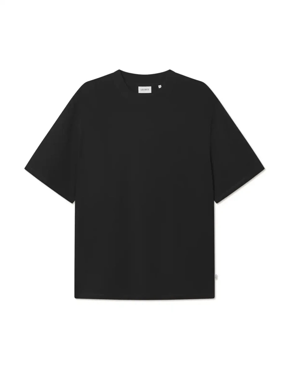 Les Deux T-Shirt Carl in der Farbe Black