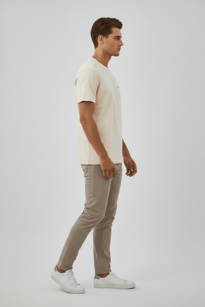 Les Deux T-Shirt in der Farbe Ivory