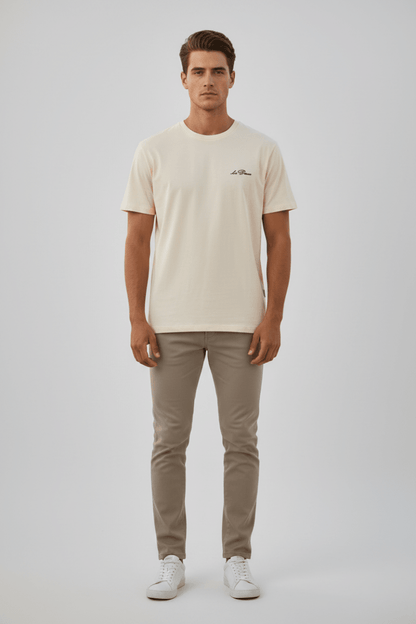 Les Deux T-Shirt in der Farbe Ivory