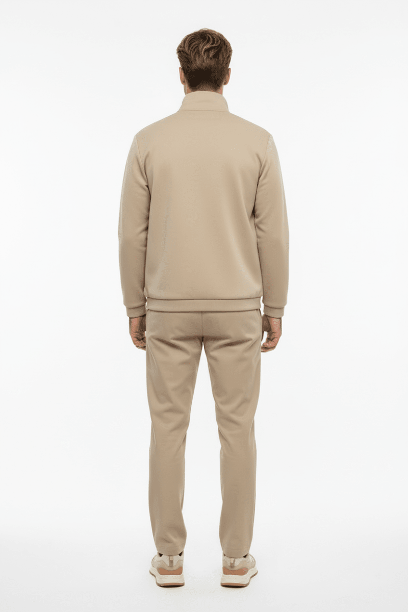Les Deux Track Jacket aus der Serie Ballier in der Farbe Dark Sand