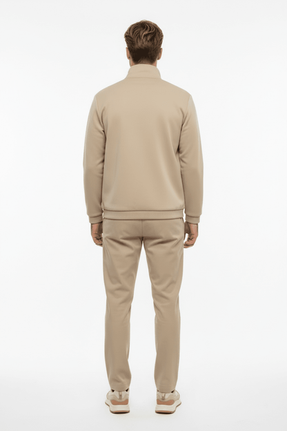 Les Deux Track Jacket aus der Serie Ballier in der Farbe Dark Sand
