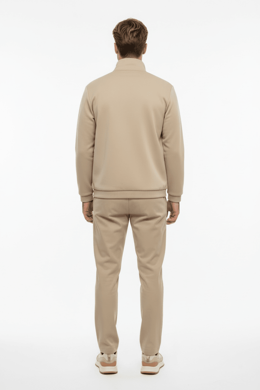 Les Deux Track Jacket aus der Serie Ballier in der Farbe Dark Sand