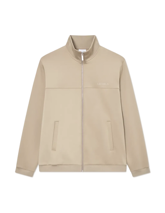 Les Deux Track Jacket aus der Serie Ballier in der Farbe Dark Sand