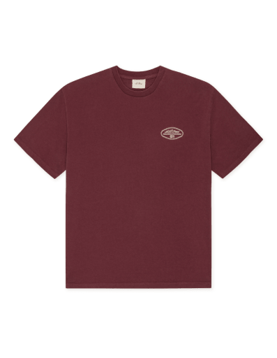 Les Deux Worldwide T-Shirt Chocolate Truffle Red – Herren T-Shirt