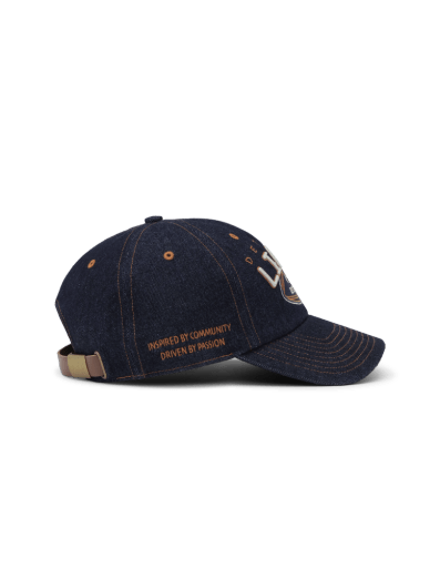 Les Deux x NFL Emb Denim Clean Up Cap Dunkles Denimblau – Herren Cap