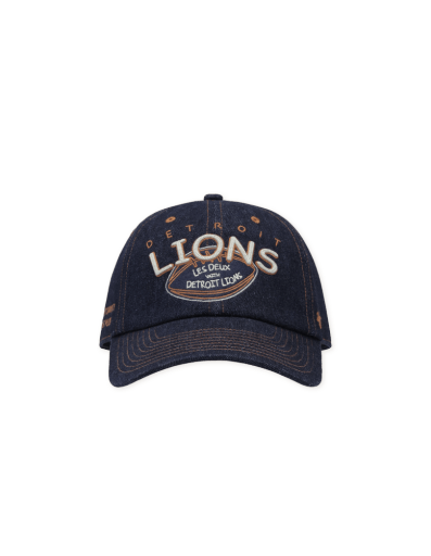 Les Deux x NFL Emb Denim Clean Up Cap Dunkles Denimblau – Herren Cap