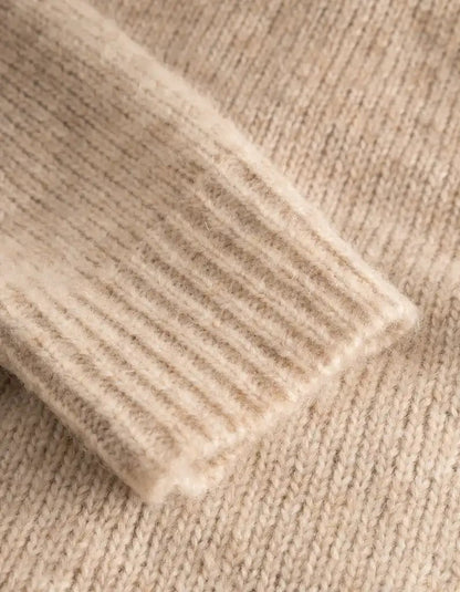 Les Deux Zipper Cardigan Gannon Gradient - Prairie Sand