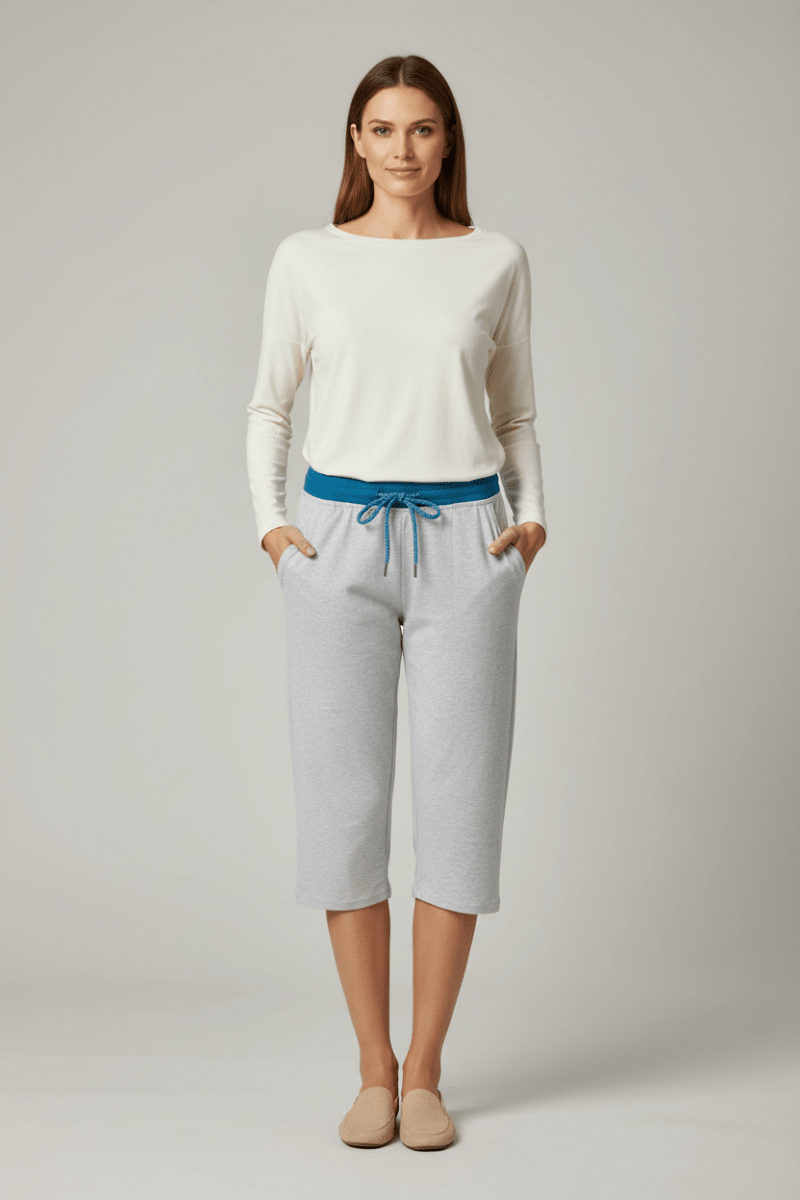 Like It Capri-Hose in der Farbe Grau