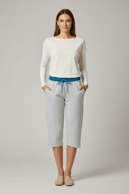 Like It Capri-Hose in der Farbe Grau