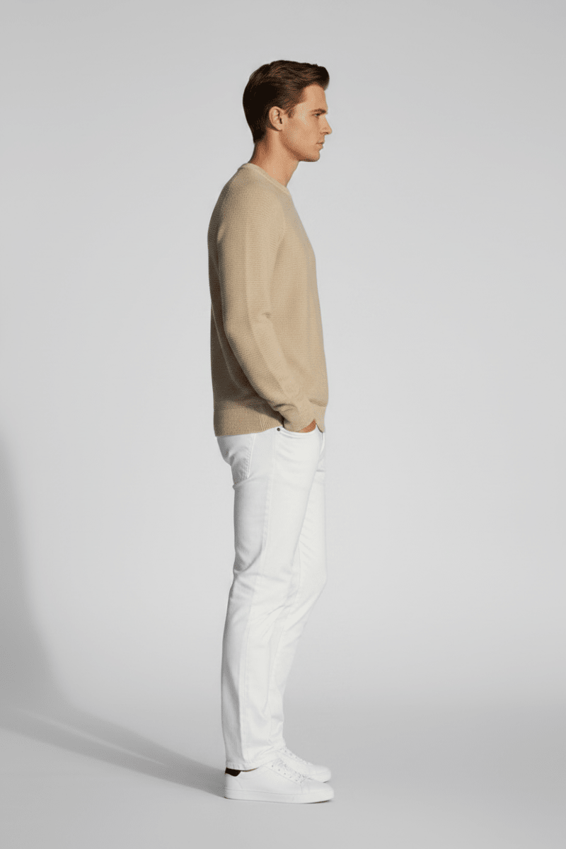 Marc O Polo Pullover Gots in der Farbe Beige