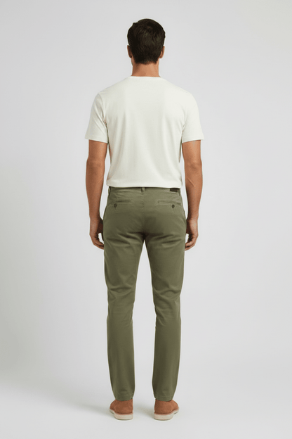 Marc O'Polo Chino Herren – Tapered Fit, Oliv