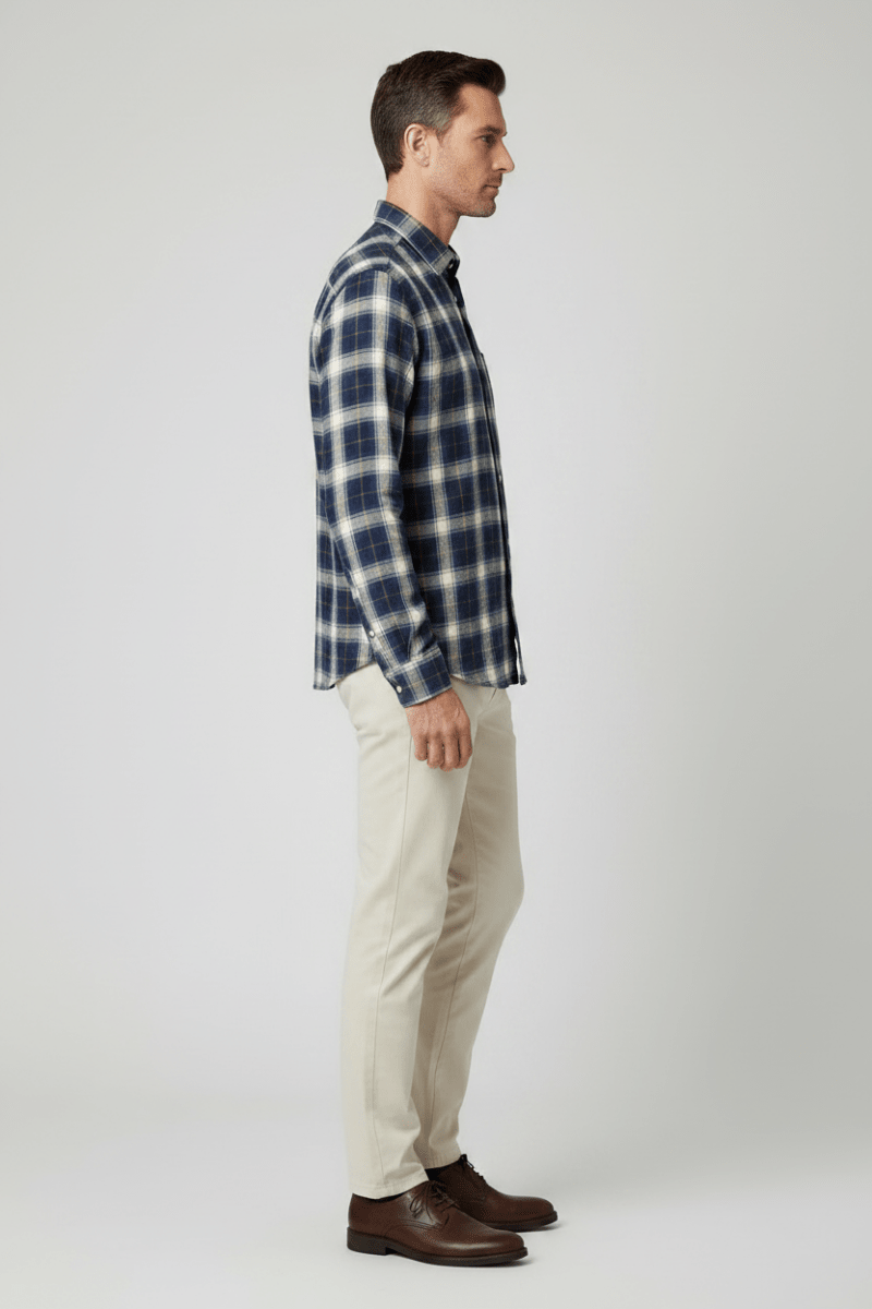 Marc O'Polo Flanellhemd in Blau