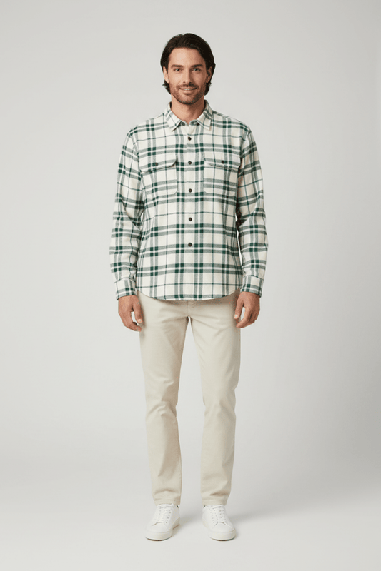 Marc O'Polo OCS Hemdjacke in Grün