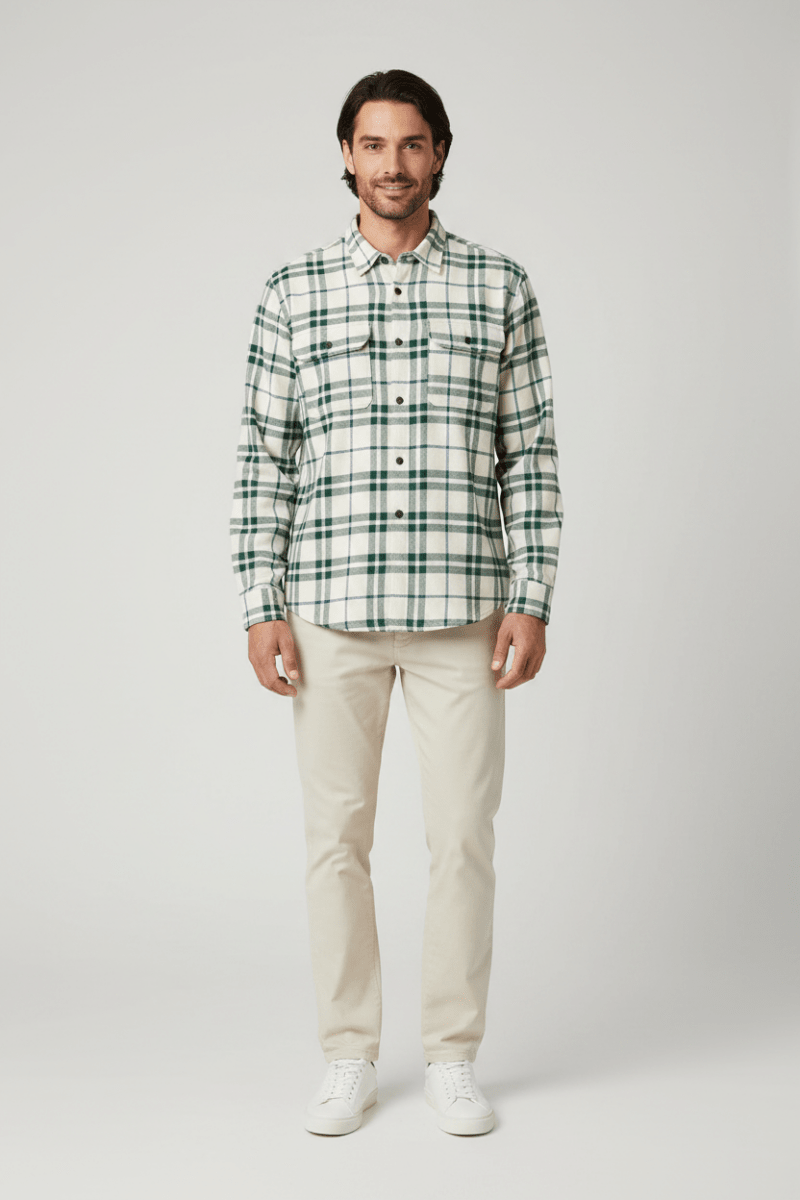 Marc O'Polo OCS Hemdjacke in Grün