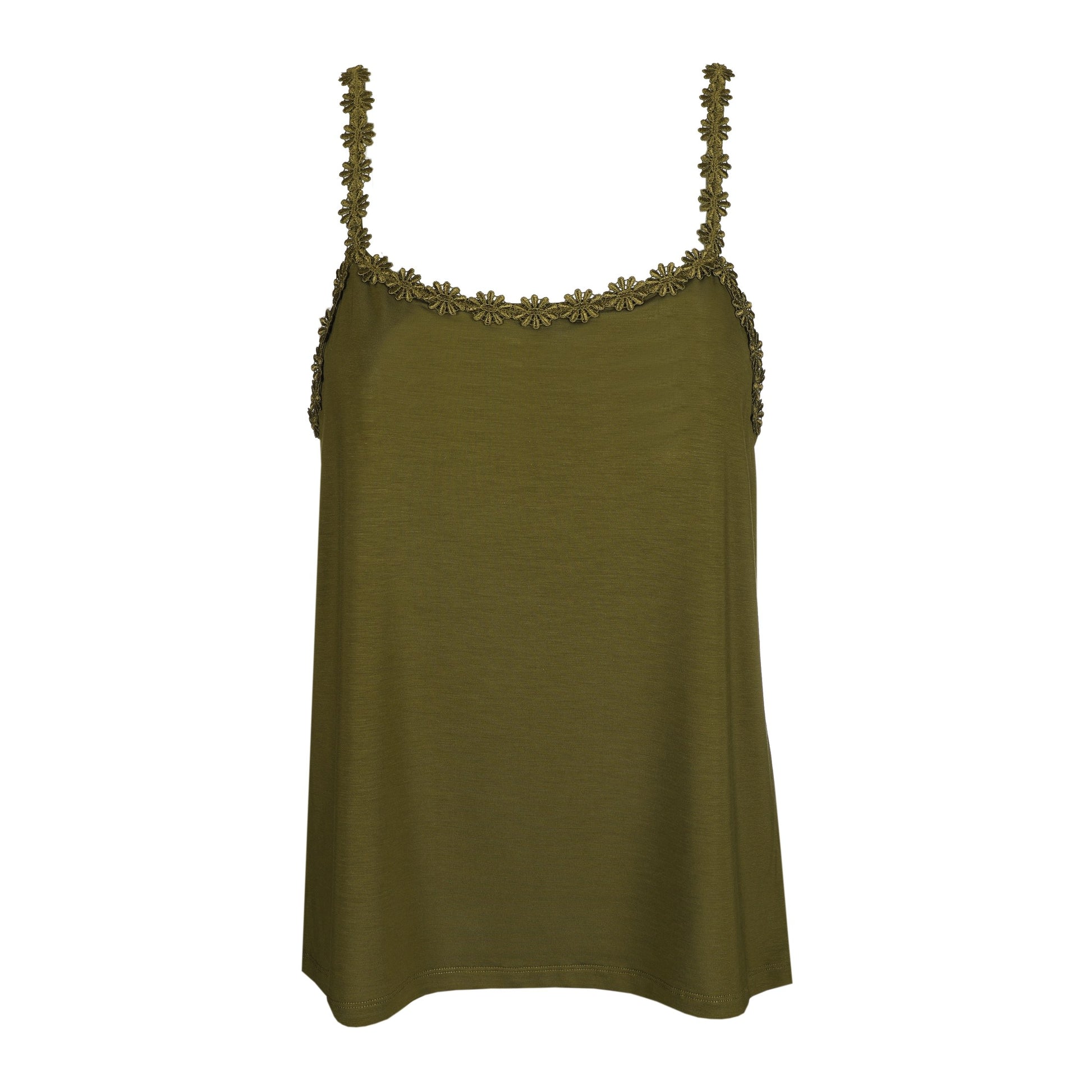 Marie Jo AVERO STUDIO Top ohne Cup in Oliv – Softes Damentop - Bild 4