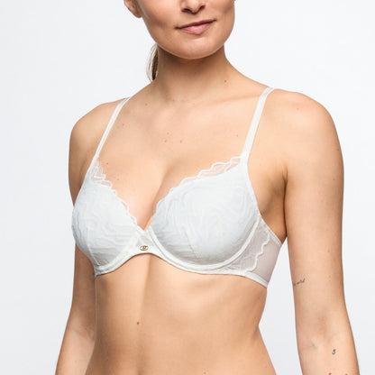 Marie Jo NILLO Unterlegter BH Herzform Damen Wäsche Creme