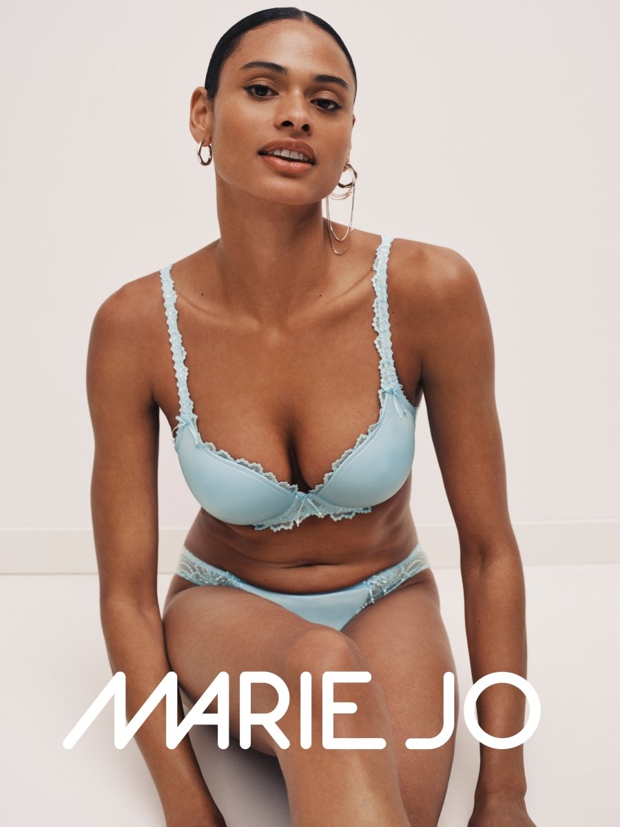 Marie Jo Unterlegter BH Herzform JANE in der Farbe Milky Blue