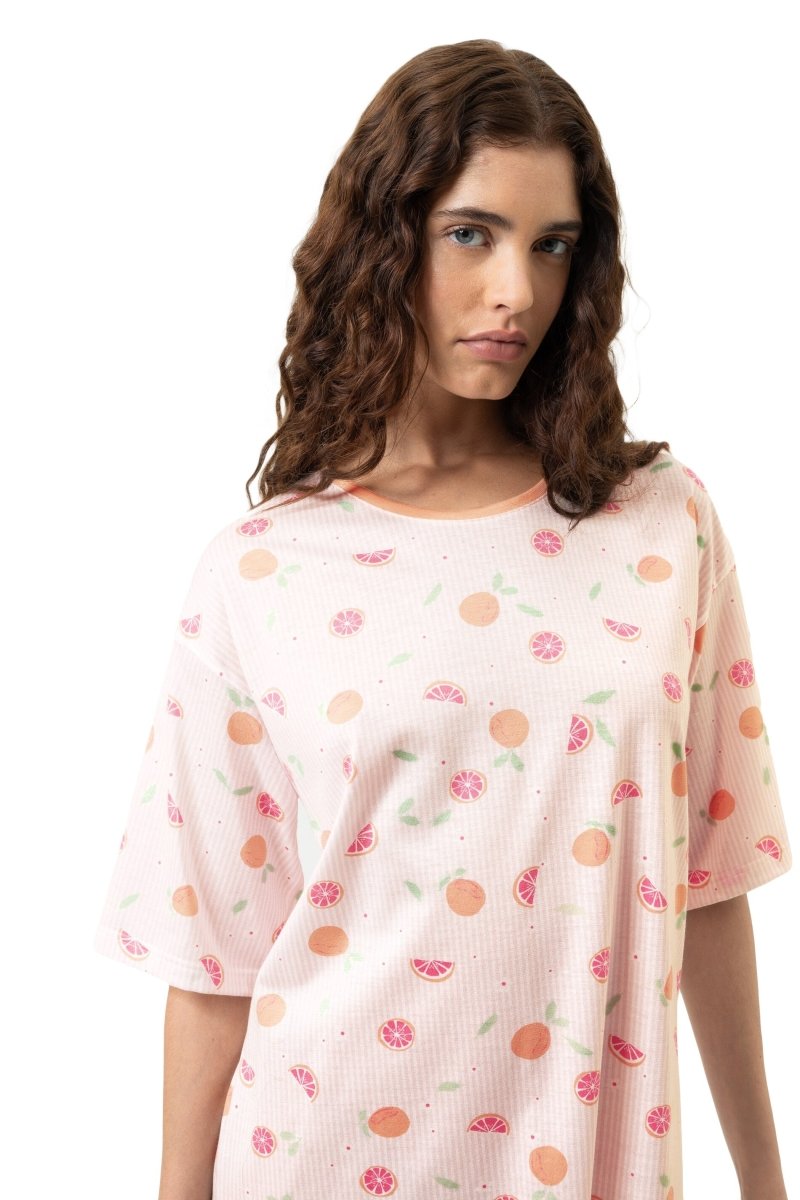 Mey Bigshirt kurzarm in der Farbe pink parfait