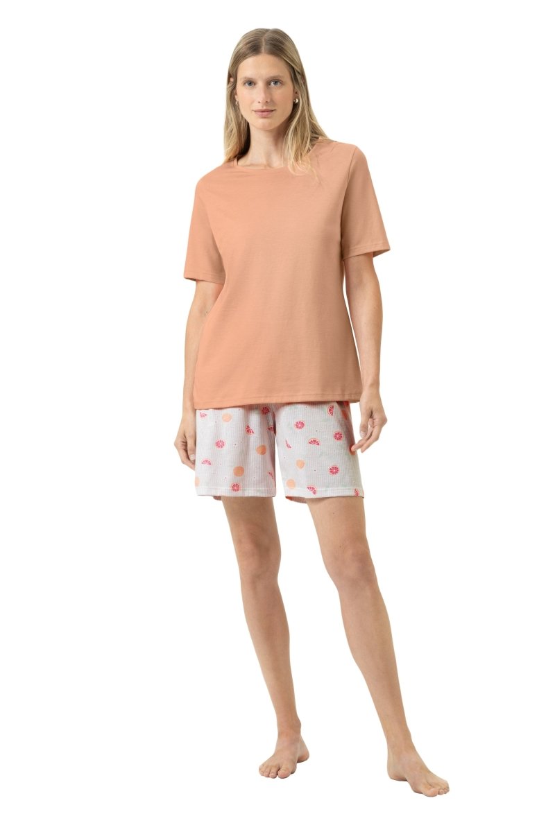 Mey Schlafanzug kurz in der Farbe pink parfait