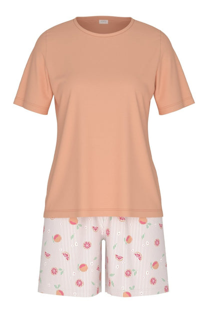 Mey Schlafanzug kurz in der Farbe pink parfait