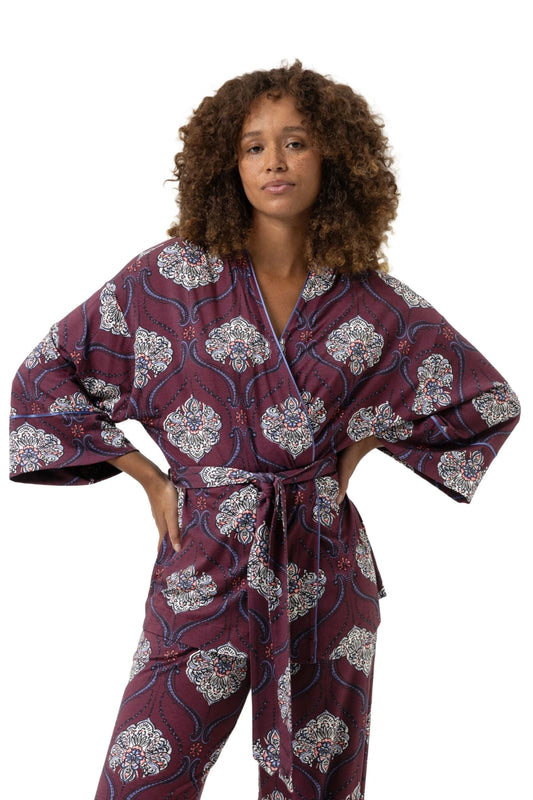 Mey Kimono Mysterious Ornaments Boysenberry