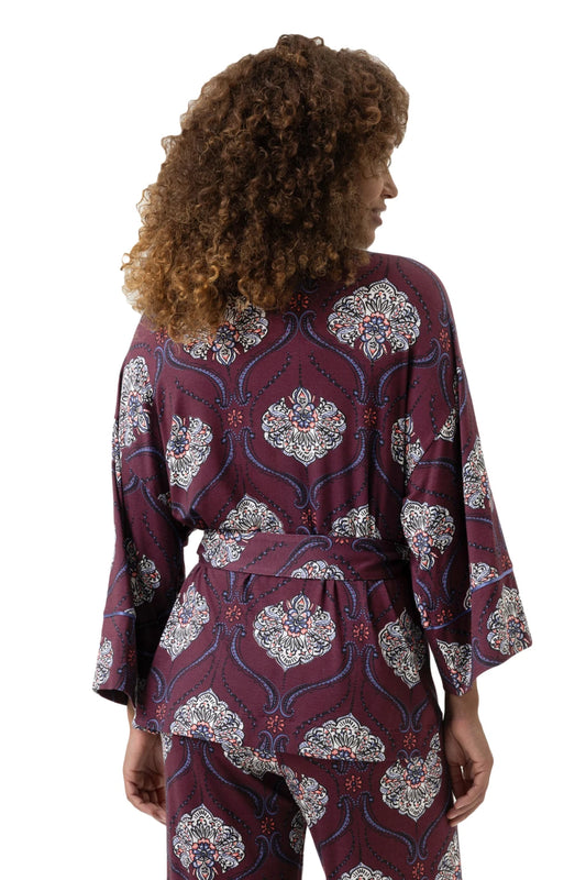Mey Kimono Mysterious Ornaments Boysenberry