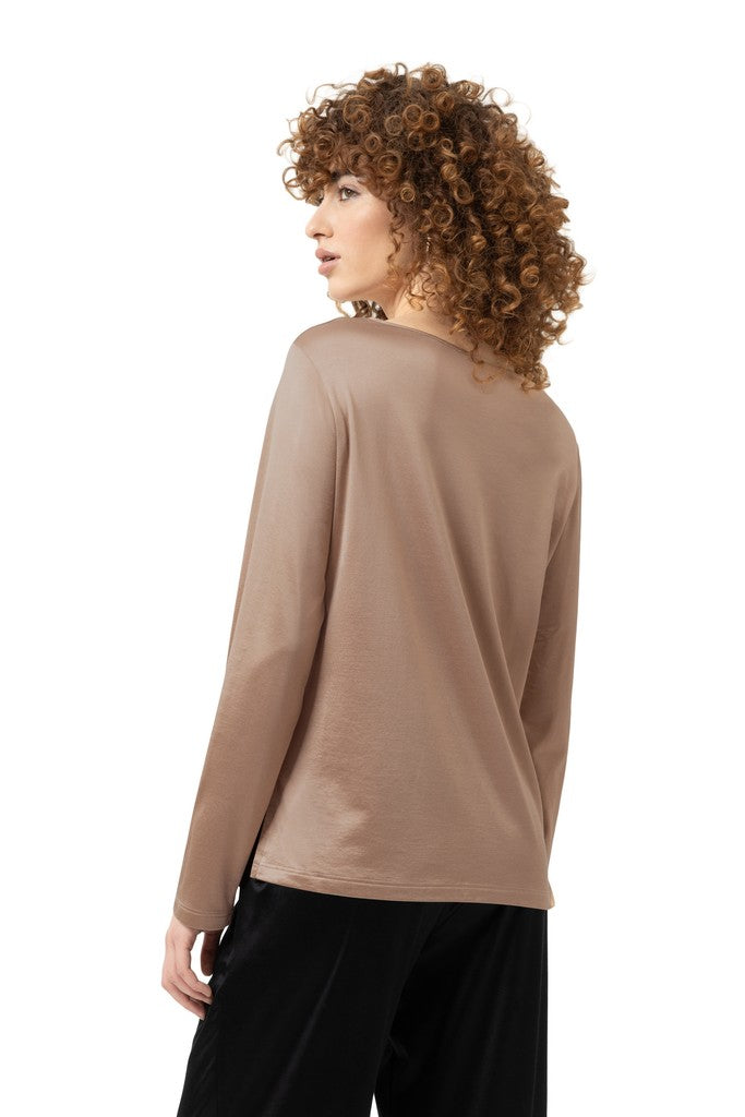 Mey T-Shirt langarm golden hazel