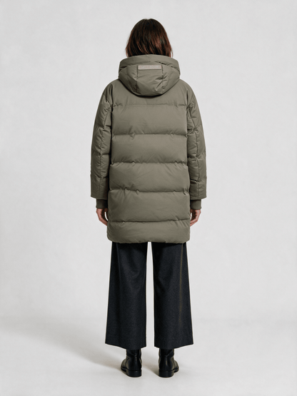 Mos Mosh Avon Hope Kapuzen-Steppjacke Staubiges Oliv