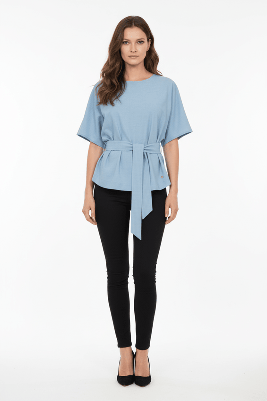 Mos Mosh Bluose Rikas Roy in der Farbe Light Blue