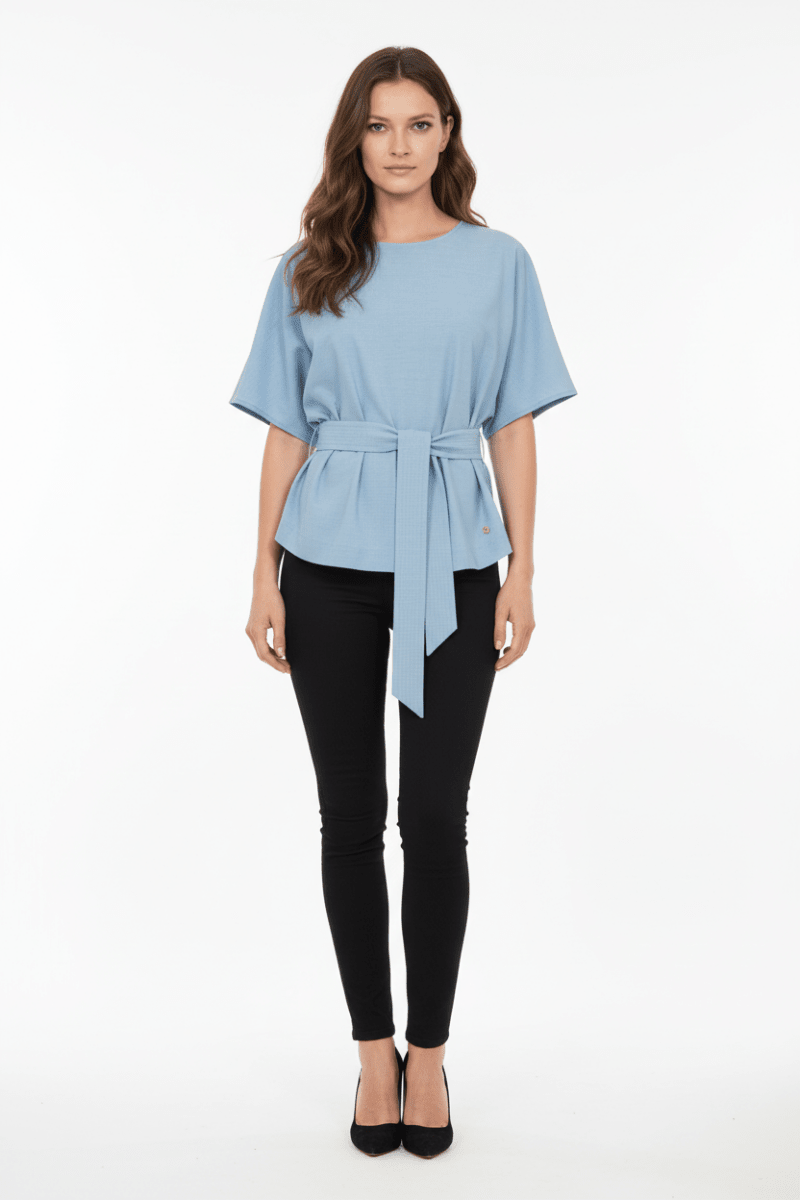 Mos Mosh Bluose Rikas Roy in der Farbe Light Blue