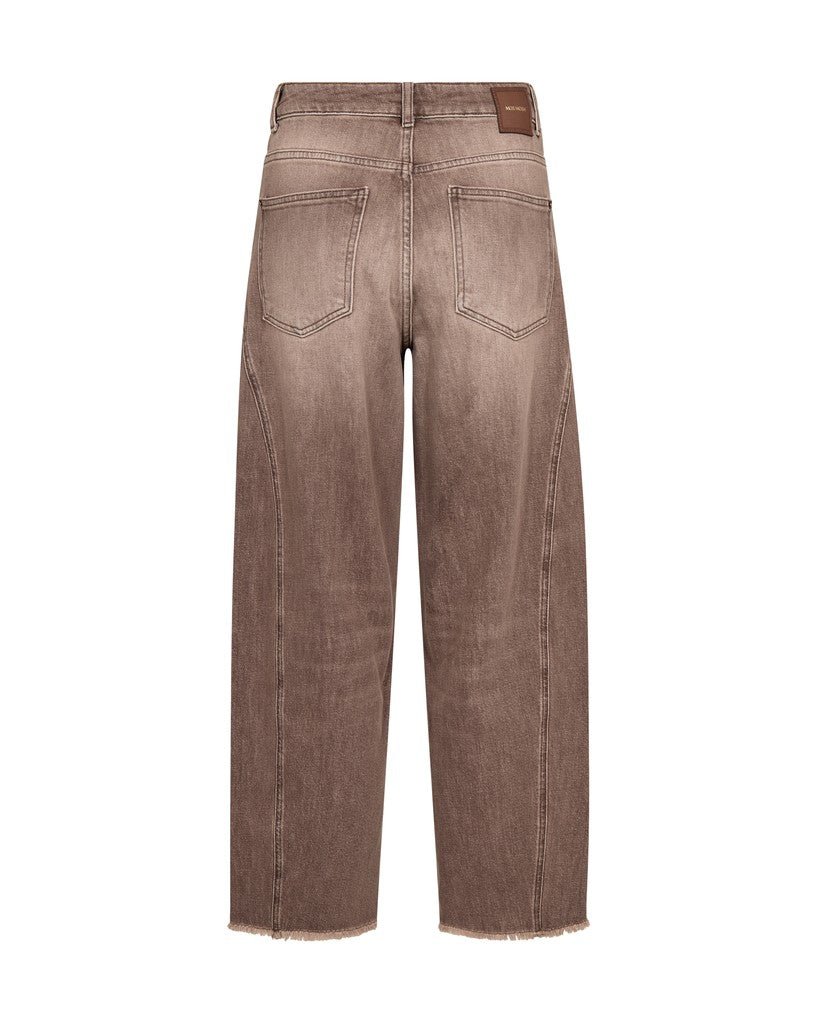 Mos Mosh Elva Baisha Jeans High Waist Barrel Fit in Delicioso Washed