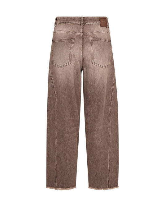 Mos Mosh Elva Baisha Jeans High Waist Barrel Fit in Delicioso Washed