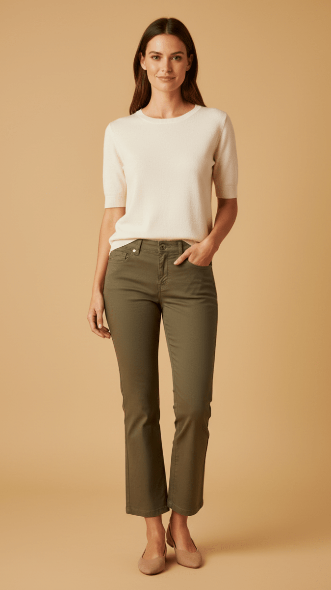 Mos Mosh Hose Ashley Rosita in der Farbe Olive