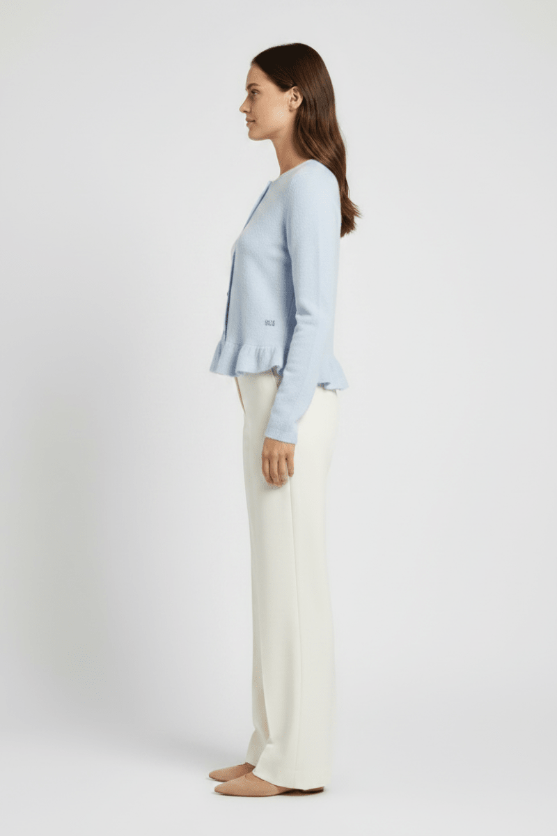 Mos Mosh Mape Alice Knit Cardigan Hellblau
