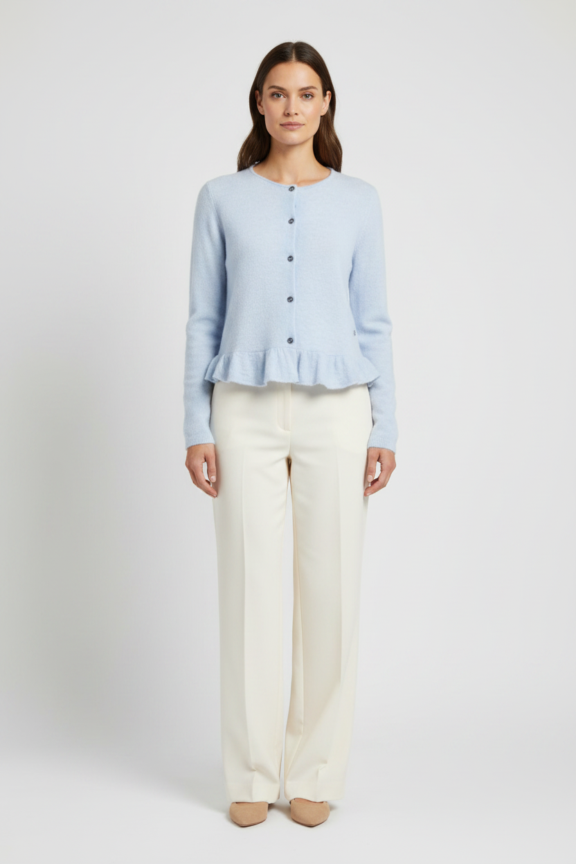 Mos Mosh Mape Alice Knit Cardigan Hellblau