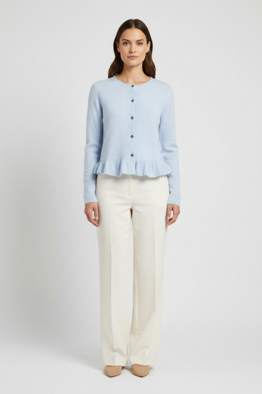 Mos Mosh Mape Alice Knit Cardigan Hellblau
